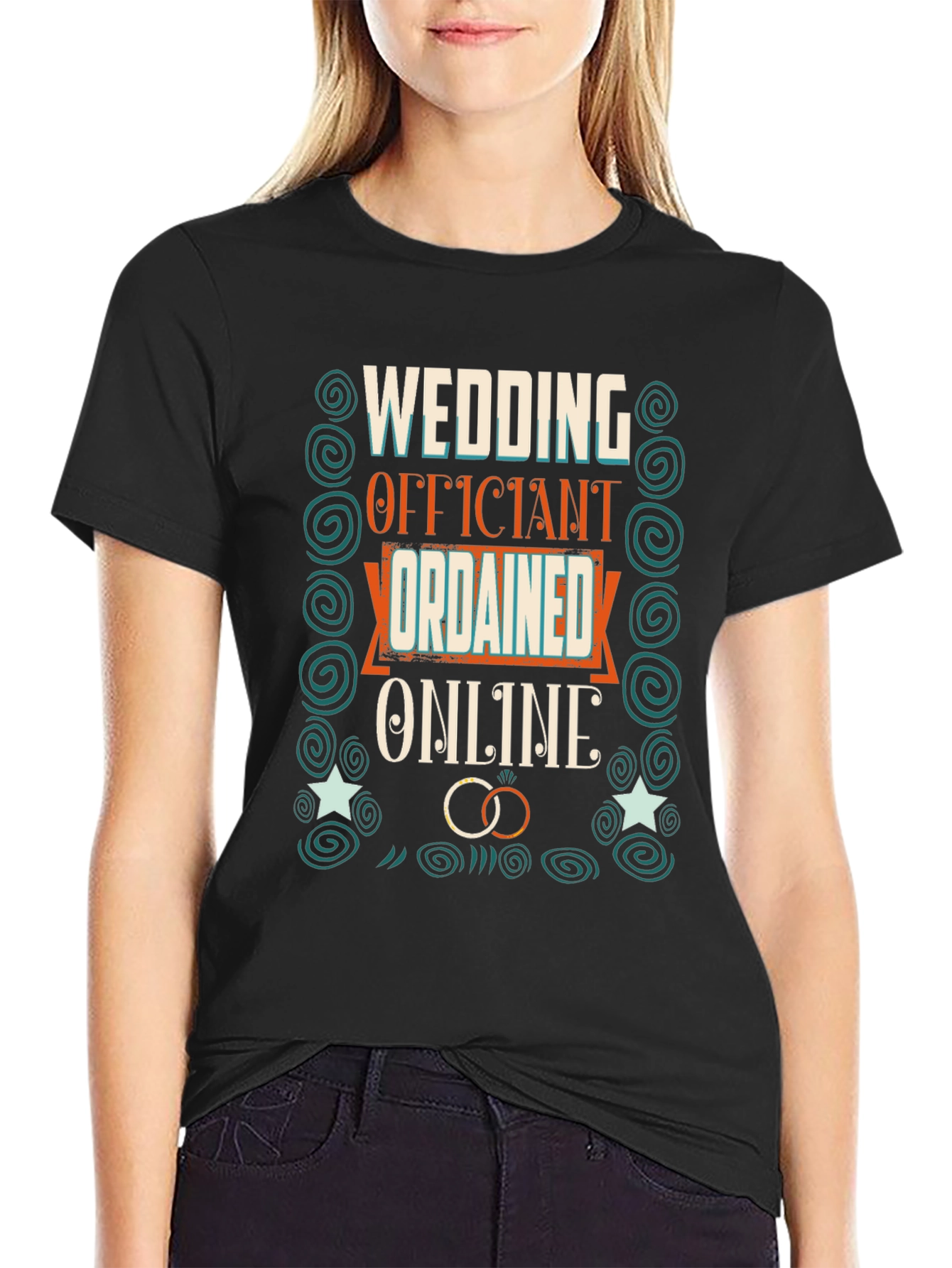 Wedding Officiant Ordained Online T-Shirt