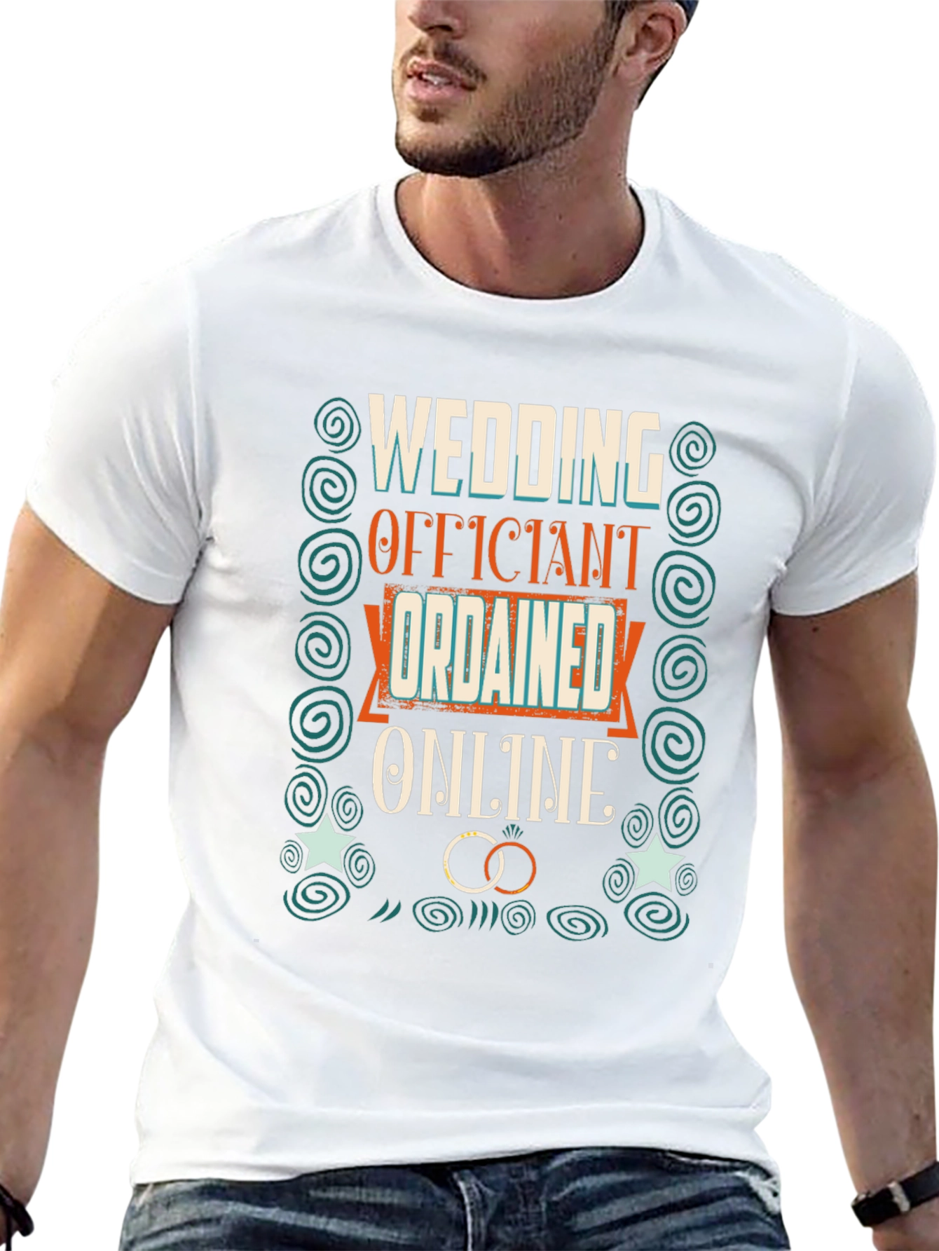Wedding Officiant Ordained Online T-Shirt