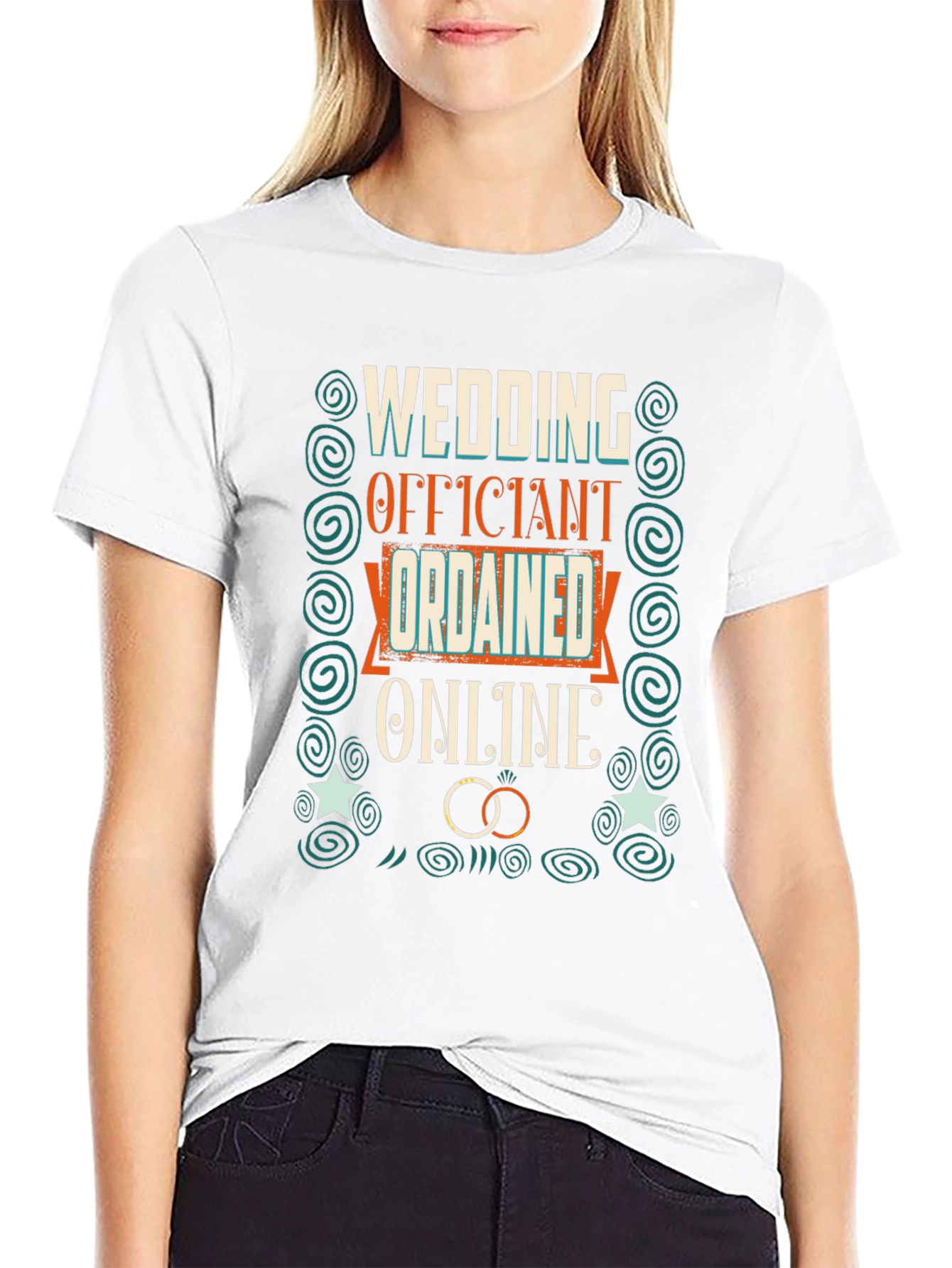 Wedding Officiant Ordained Online T-Shirt