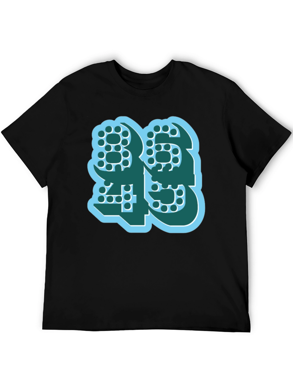 Bold Number Graphic Tee - Modern Style