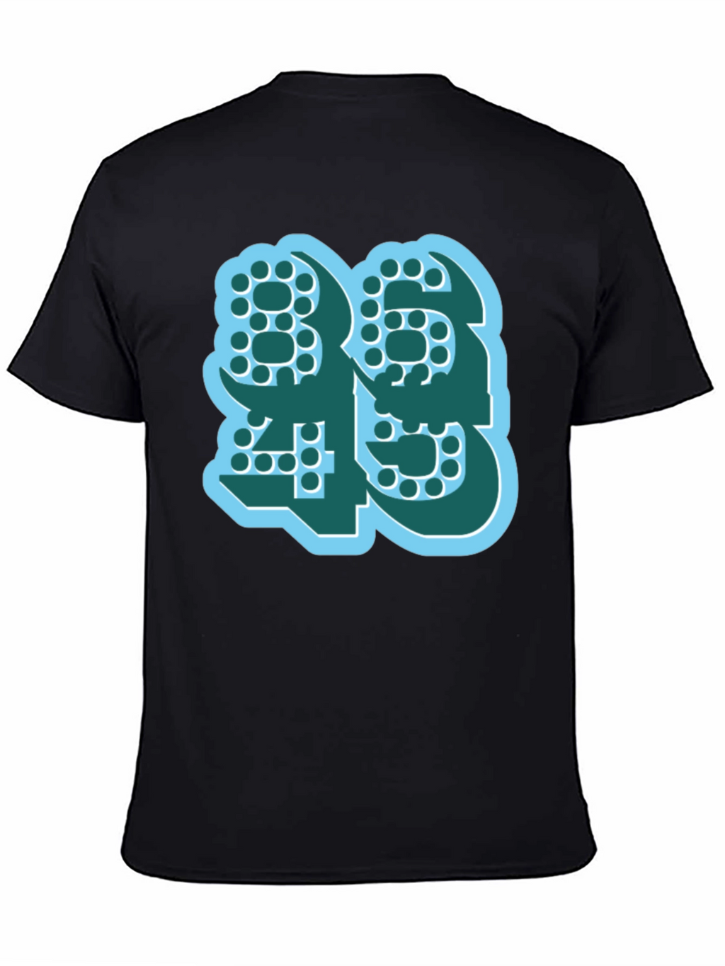 Bold Number Graphic Tee - Modern Style