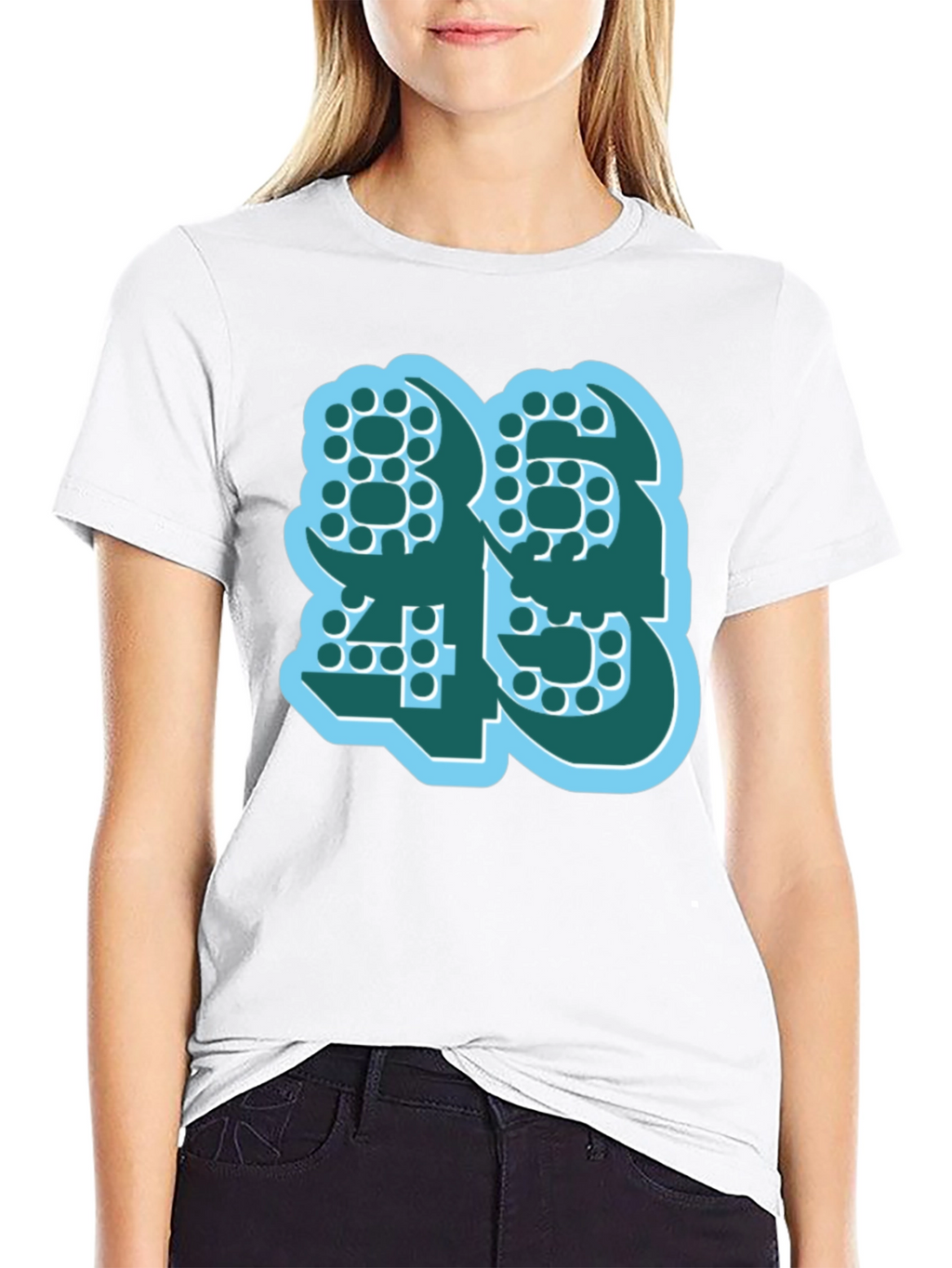 Bold Number Graphic Tee - Modern Style
