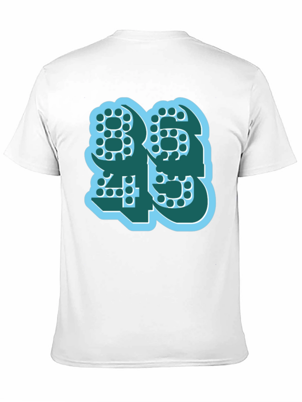 Bold Number Graphic Tee - Modern Style