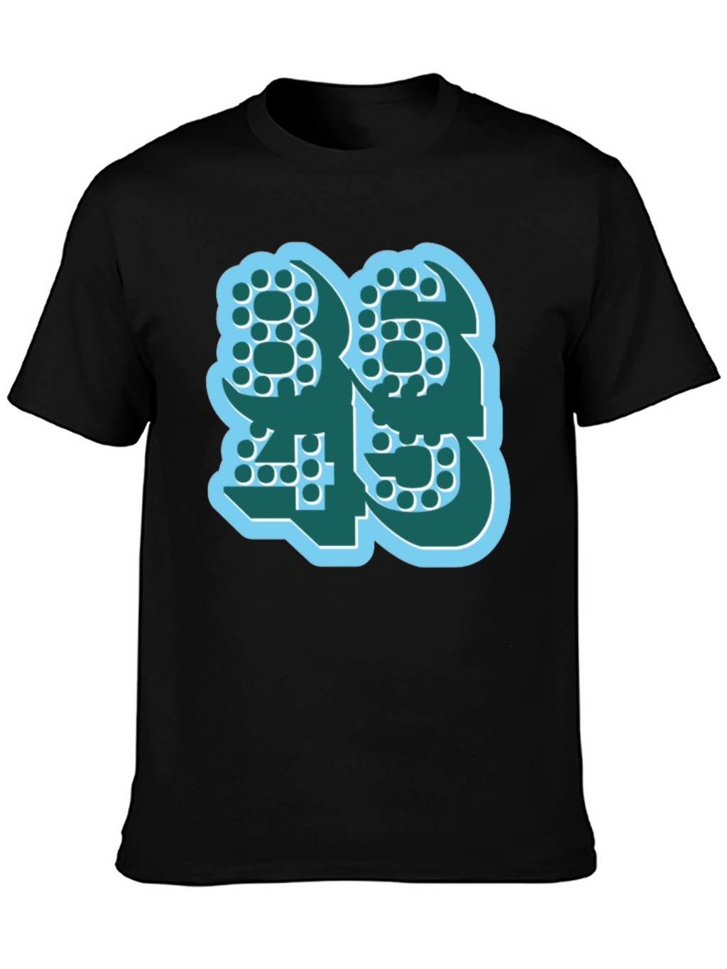 Bold Number Graphic Tee - Modern Style