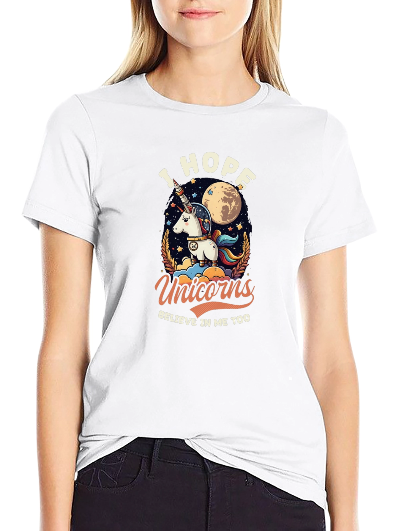 I Hope Unicorns Believe In Me Too Graphic T-Shirt