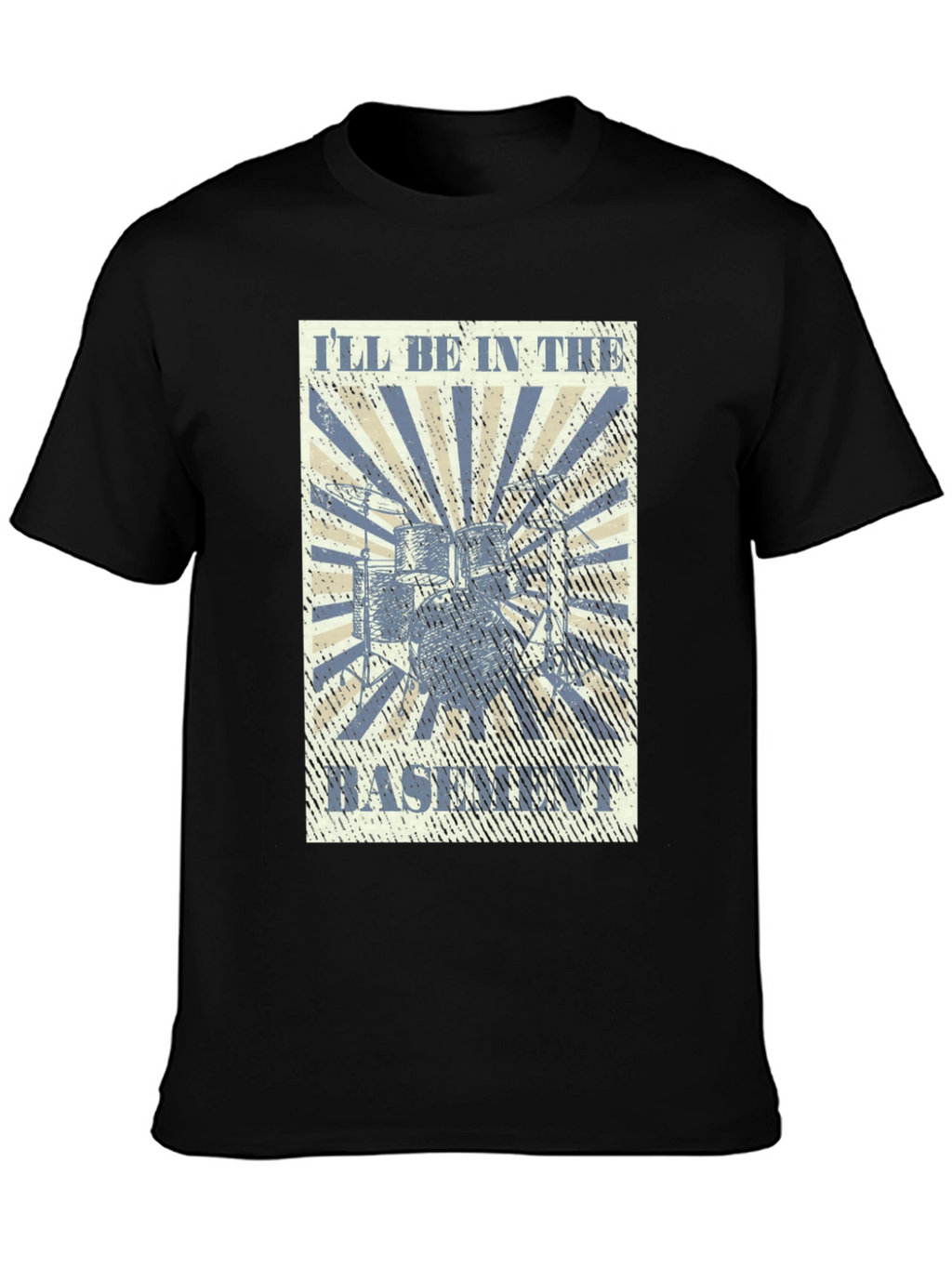 Ill Be In The Basement Drum Kit Tee