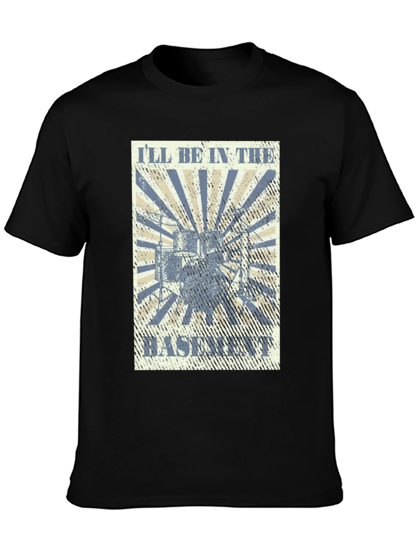 Ill Be In The Basement Drum Kit Tee