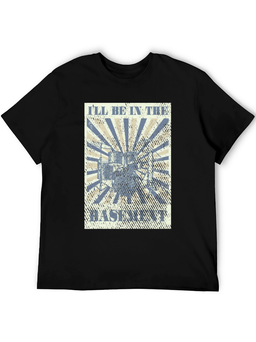 Ill Be In The Basement Drum Kit Tee