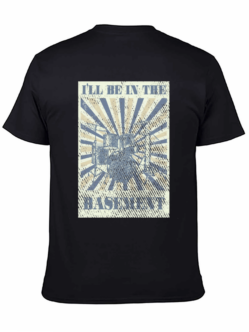 Ill Be In The Basement Drum Kit Tee