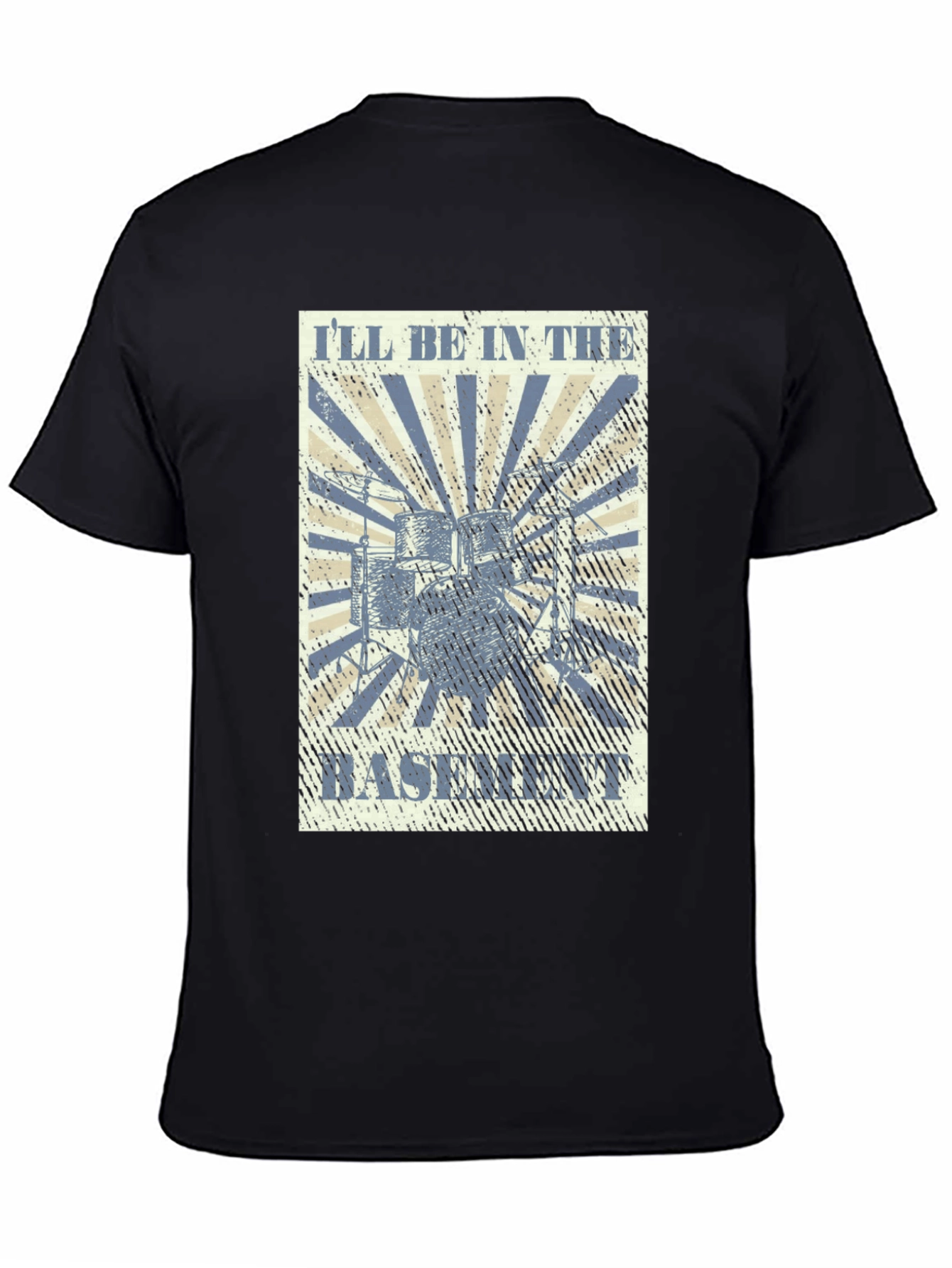 Ill Be In The Basement Drum Kit Tee