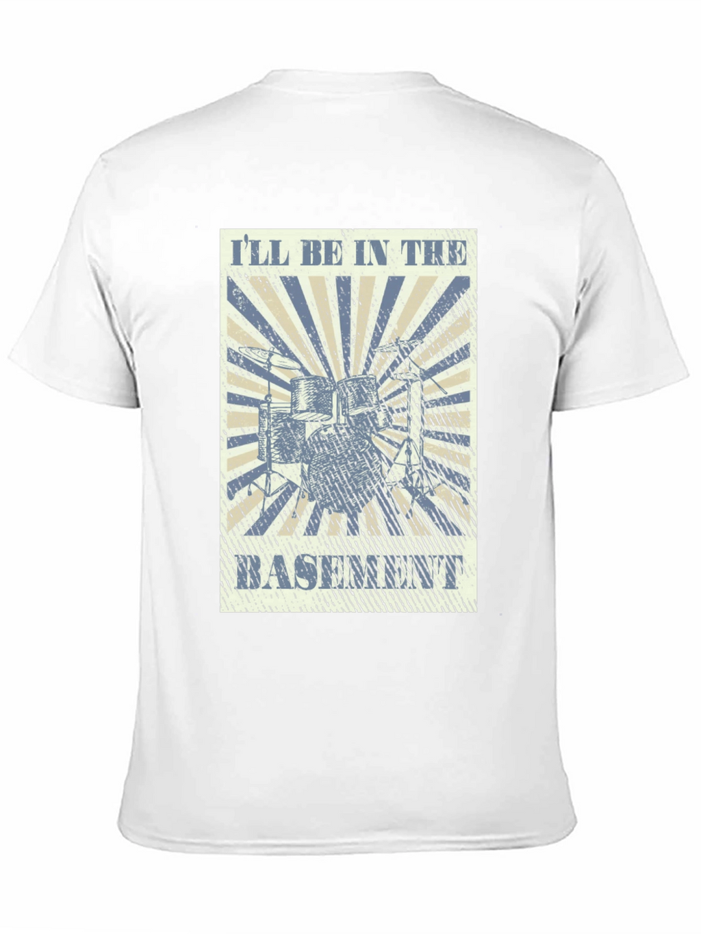 Ill Be In The Basement Drum Kit Tee