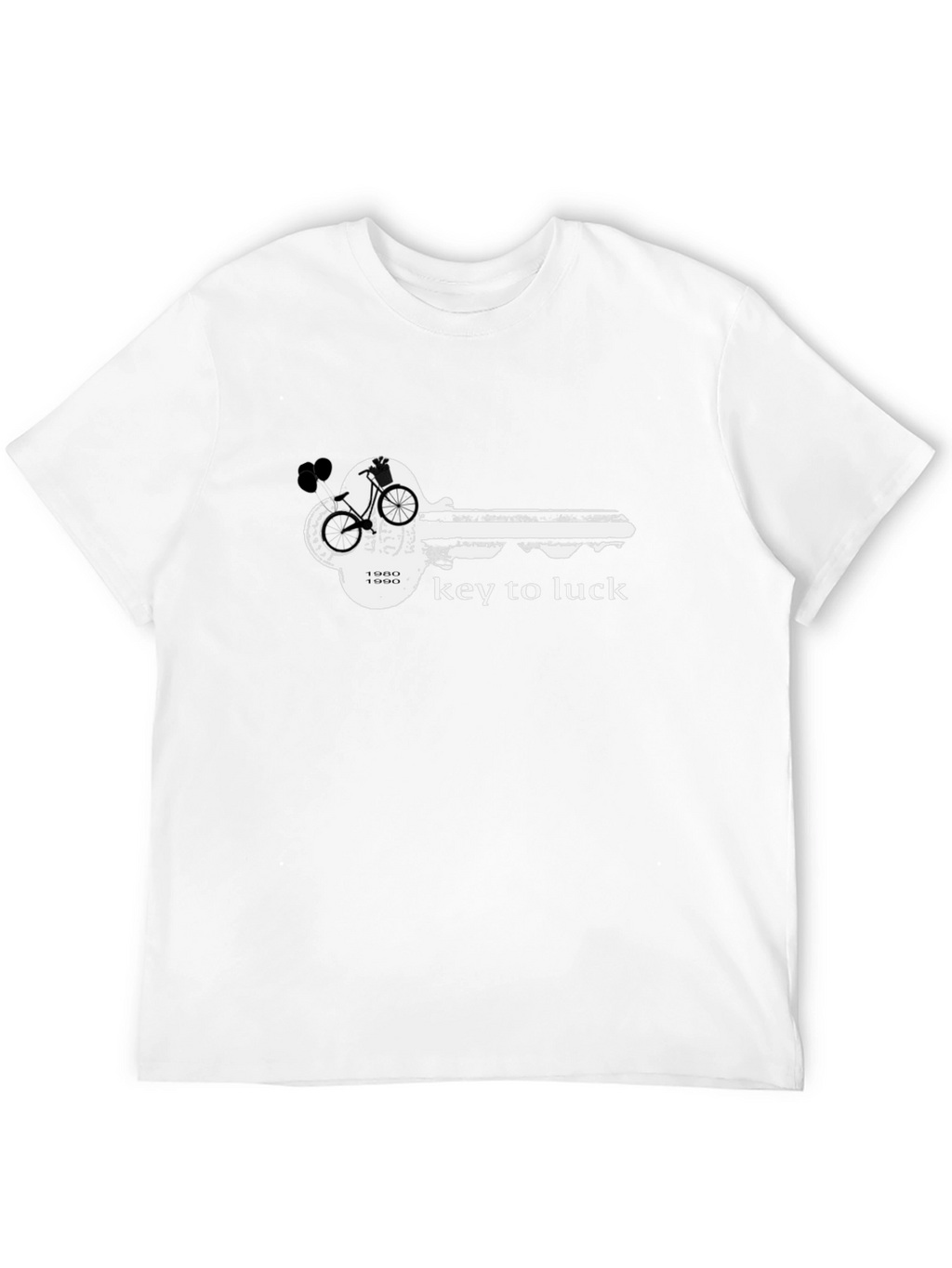 Key to Luck Graphic T-Shirt - Black Unisex