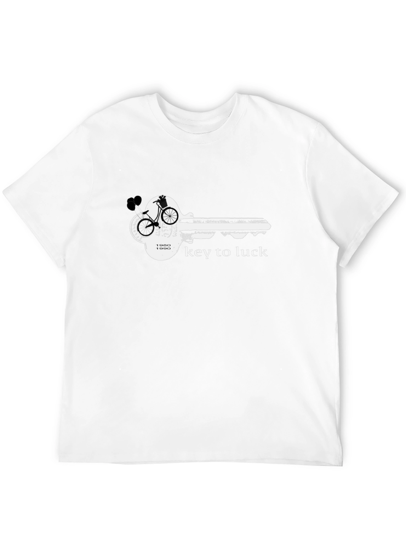 Key to Luck Graphic T-Shirt - Black Unisex