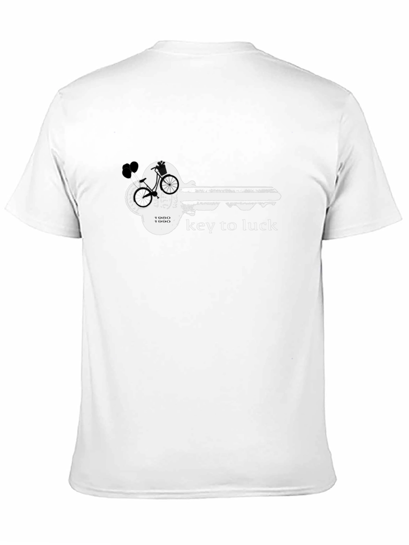 Key to Luck Graphic T-Shirt - Black Unisex