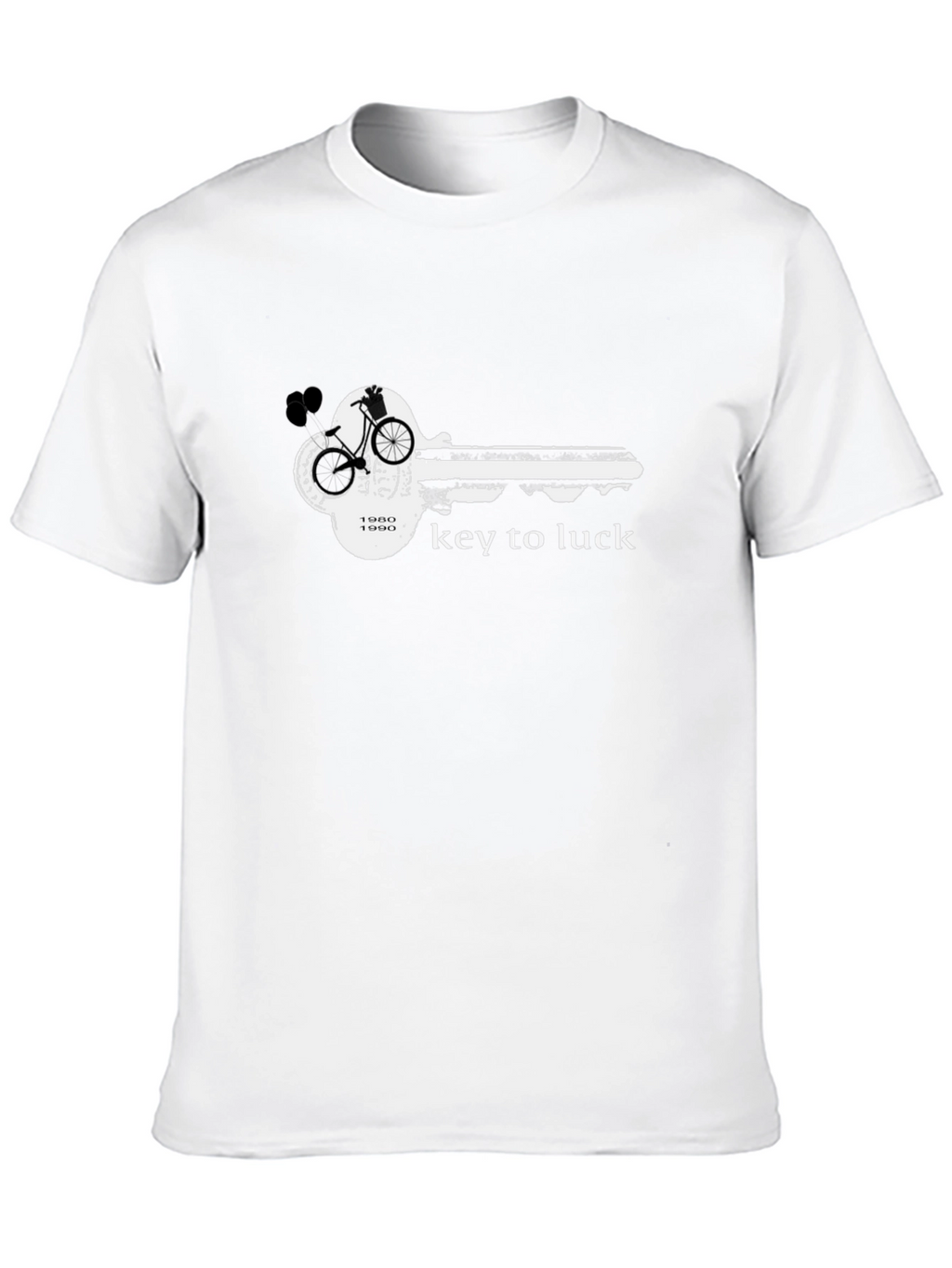Key to Luck Graphic T-Shirt - Black Unisex