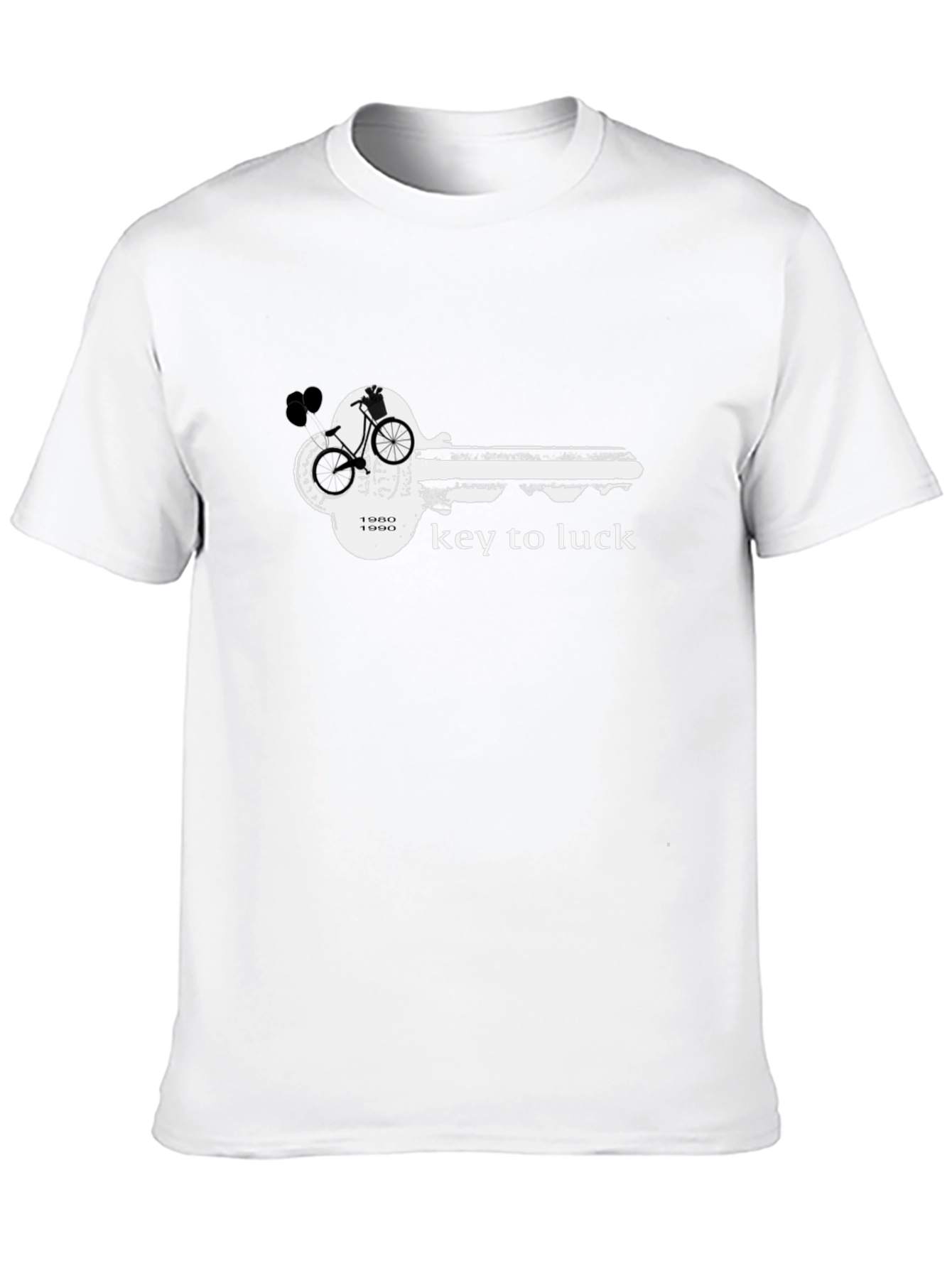 Key to Luck Graphic T-Shirt - Black Unisex