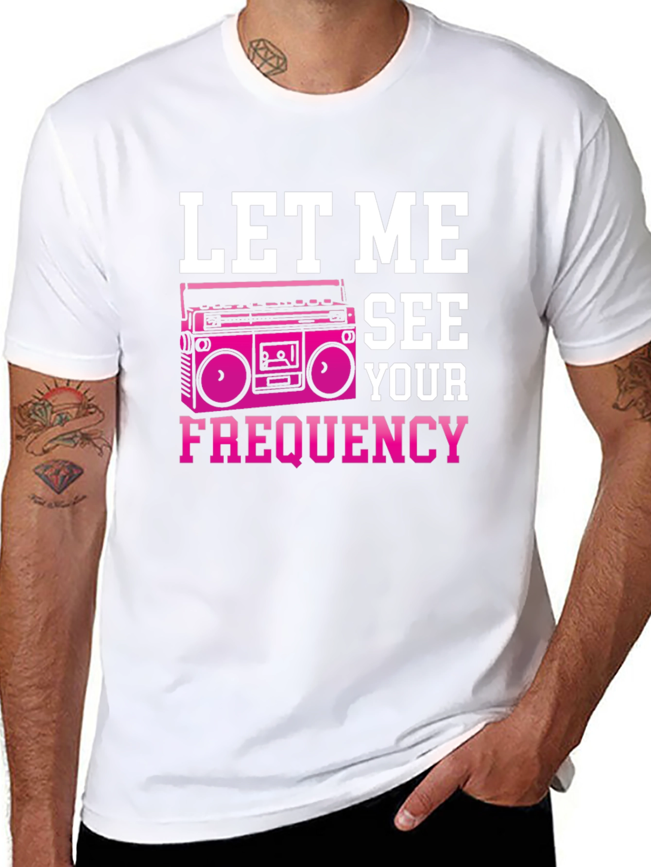 Let Me See Your Frequency Retro T-Shirt