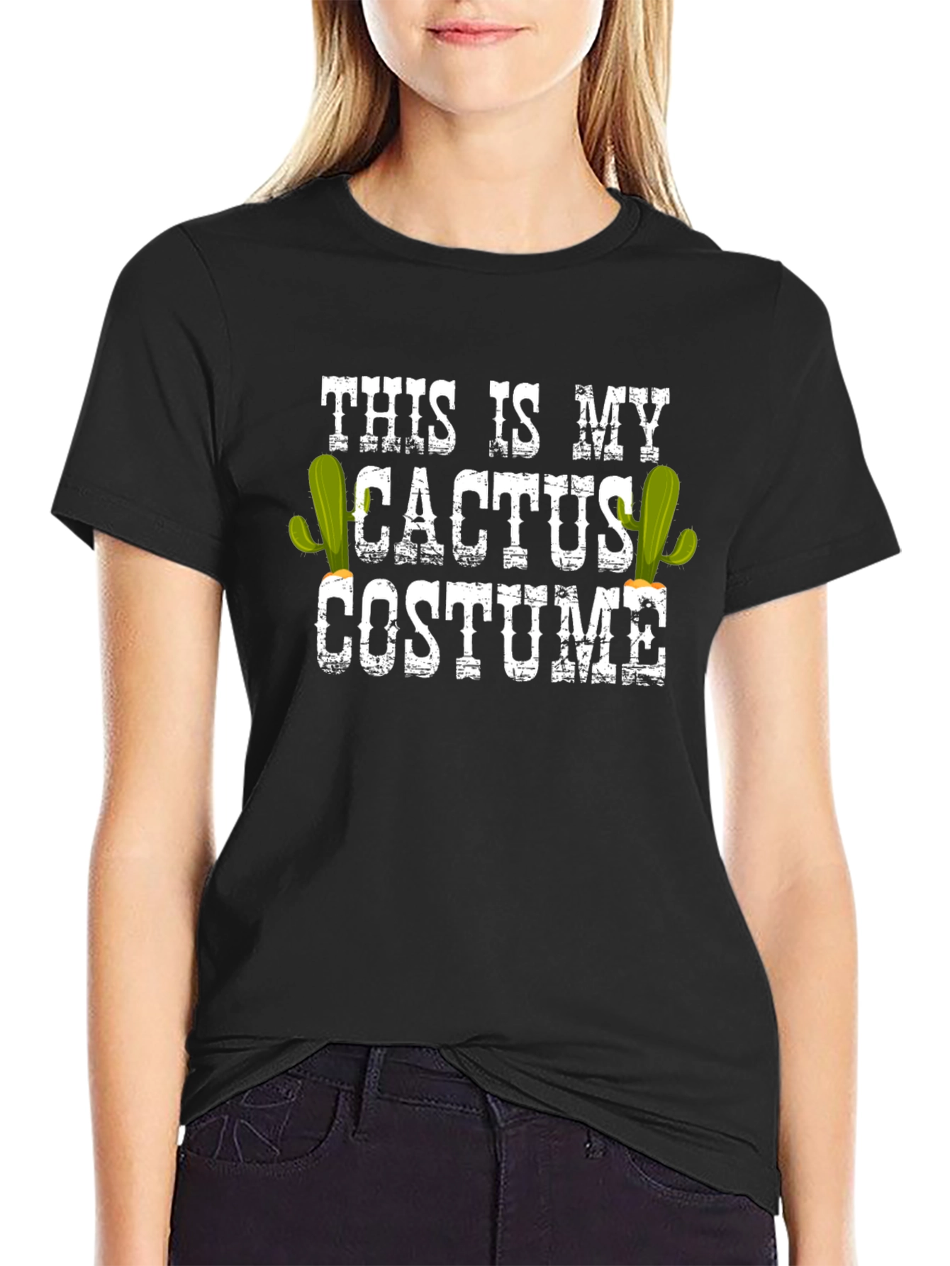Cactus Costume Graphic T-Shirt