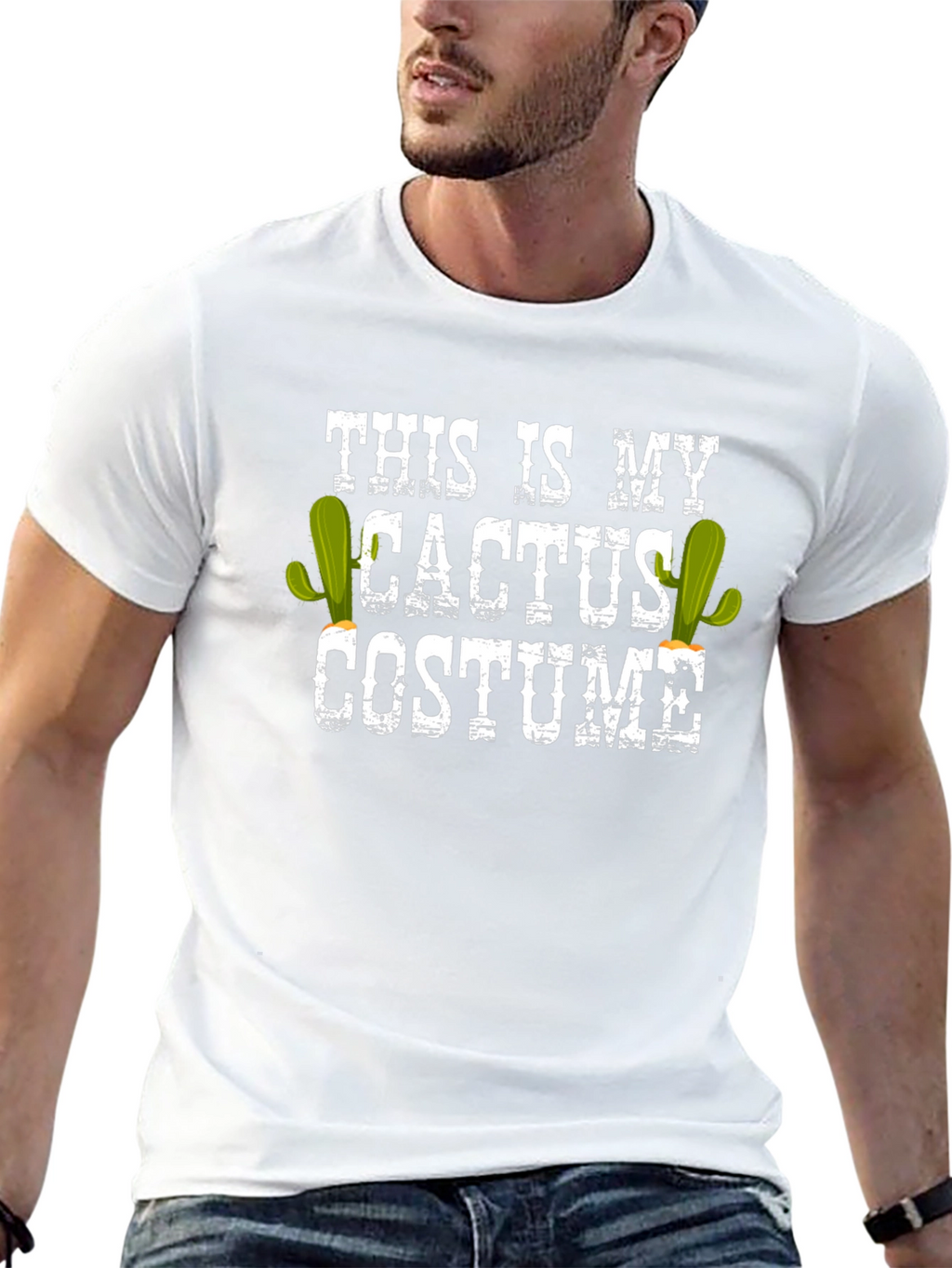 Cactus Costume Graphic T-Shirt