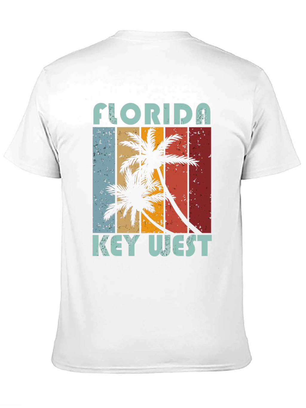 Florida Key West Palm Tree Graphic Tee