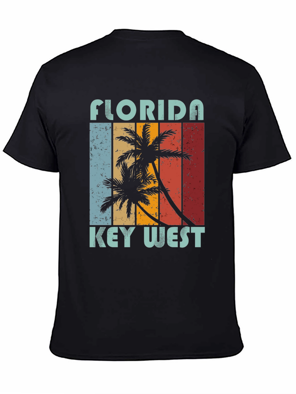 Florida Key West Palm Tree Graphic Tee