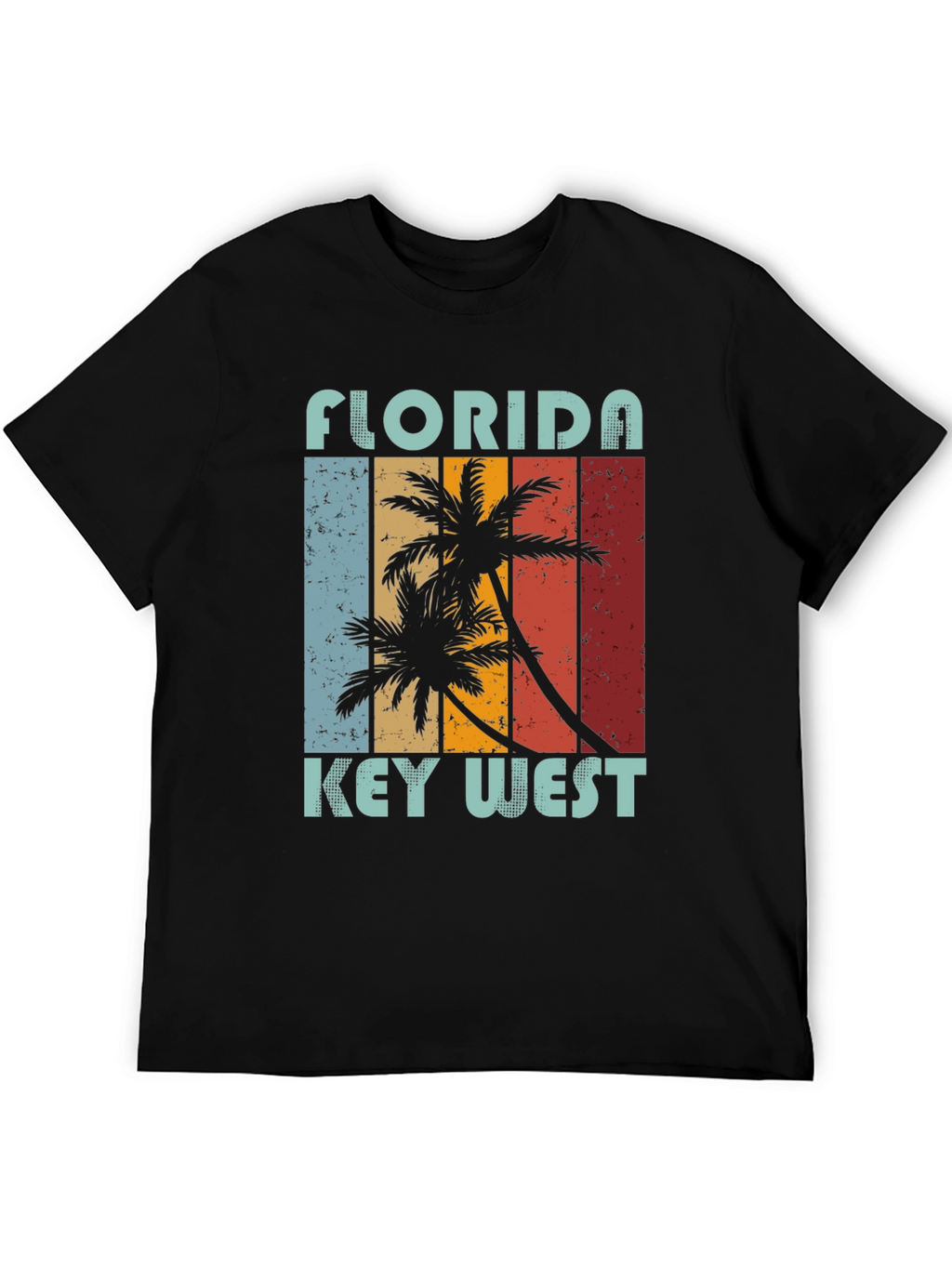 Florida Key West Palm Tree Graphic Tee
