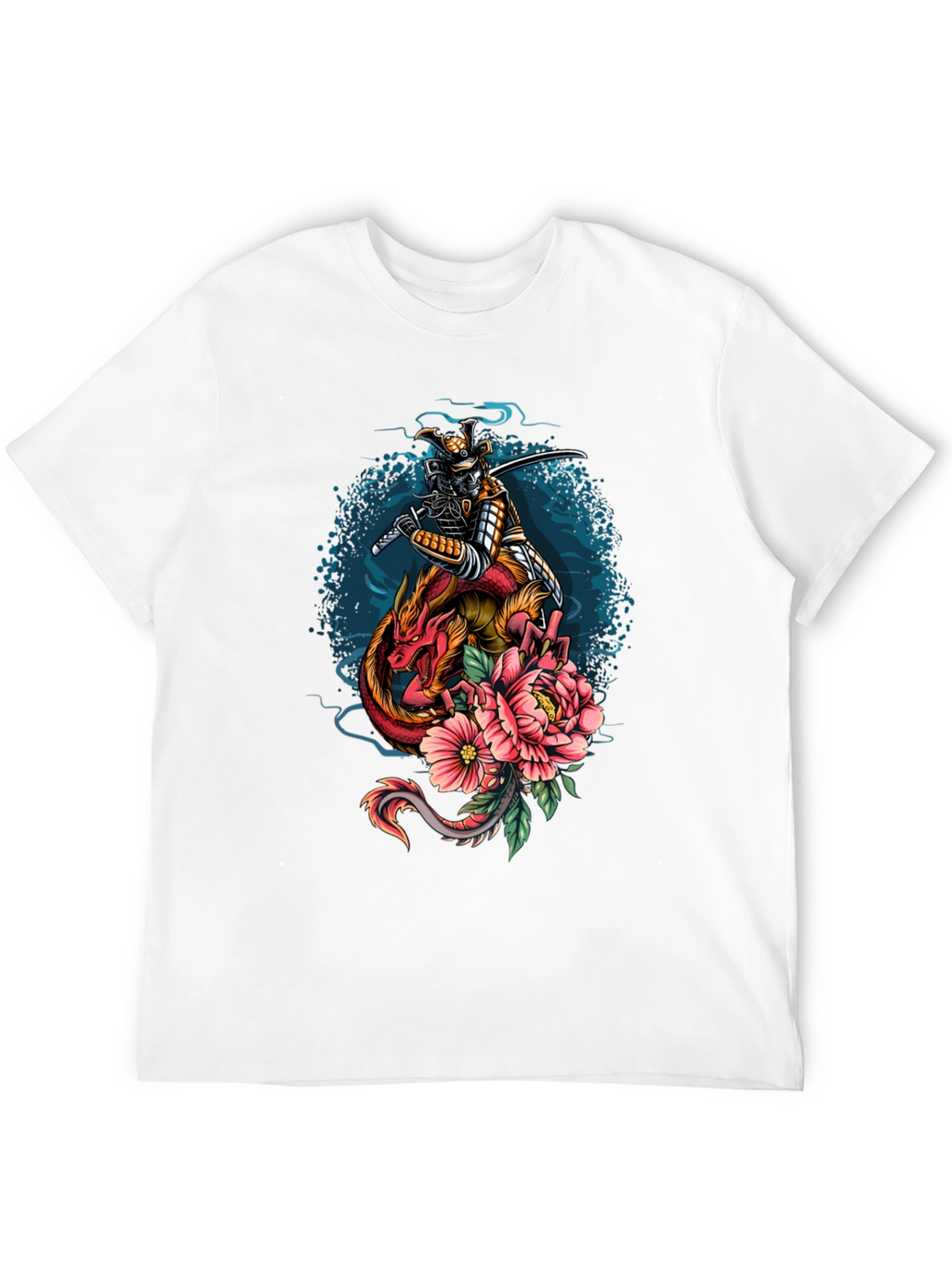 Samurai Dragon Graphic Tee