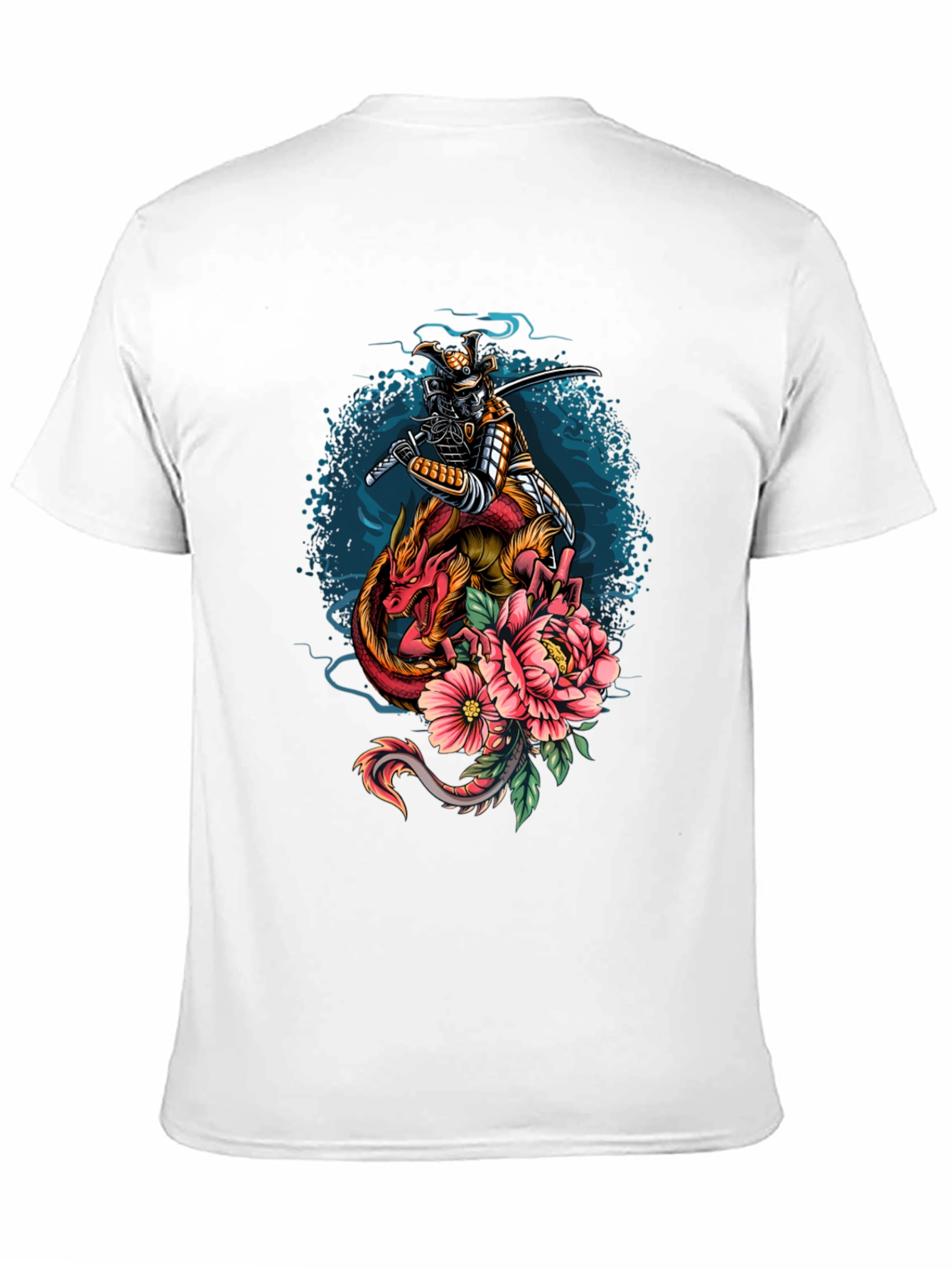Samurai Dragon Graphic Tee