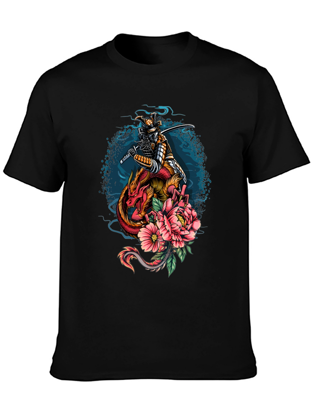 Samurai Dragon Graphic Tee