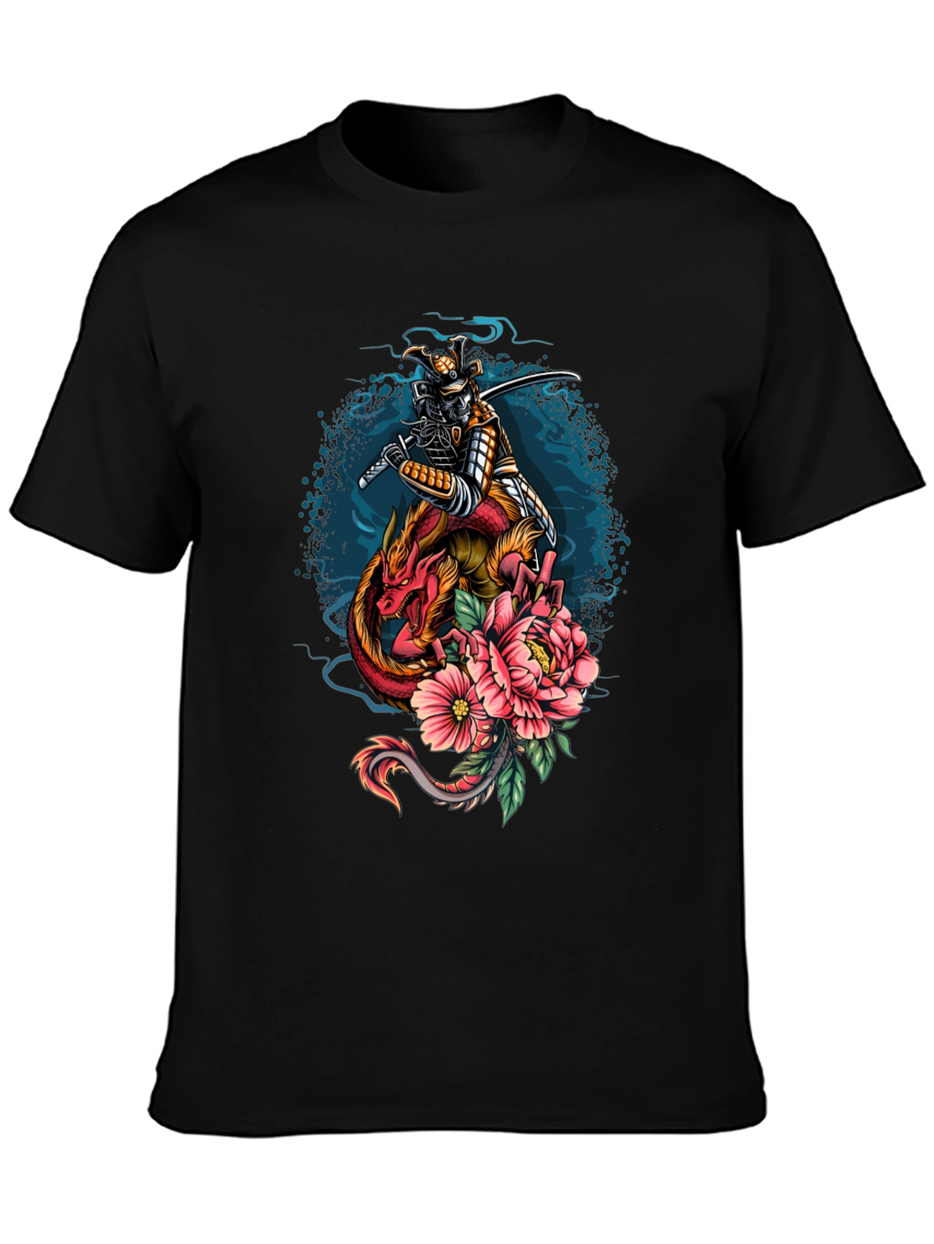 Samurai Dragon Graphic Tee