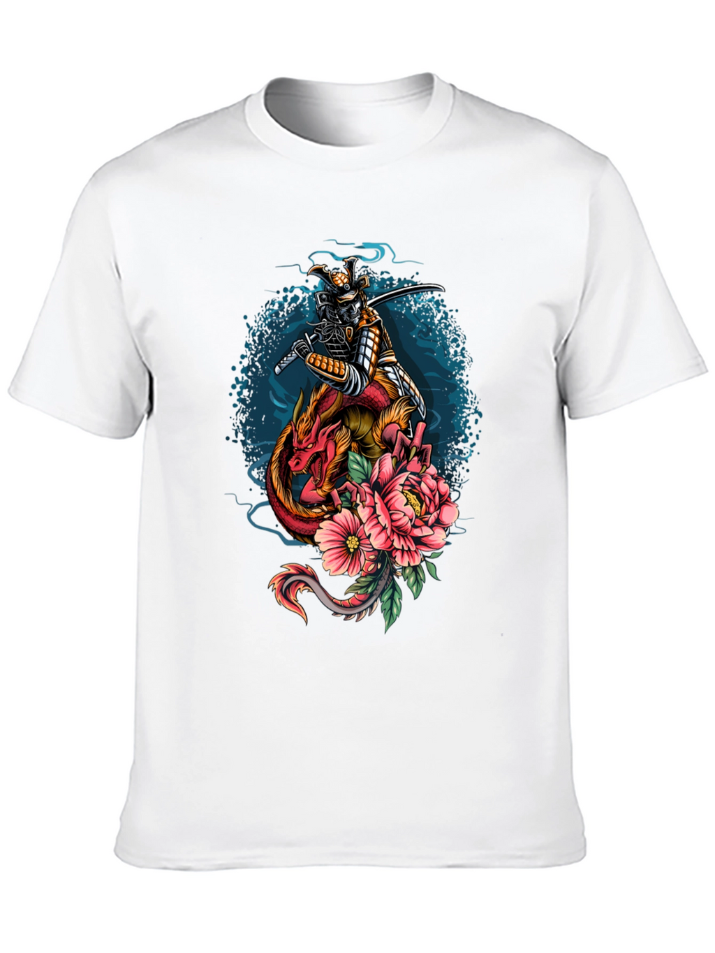 Samurai Dragon Graphic Tee