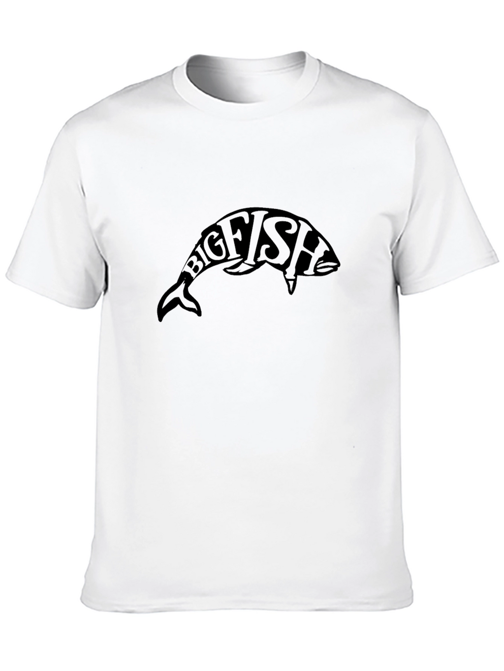 Big Fish Graphic Black T-Shirt