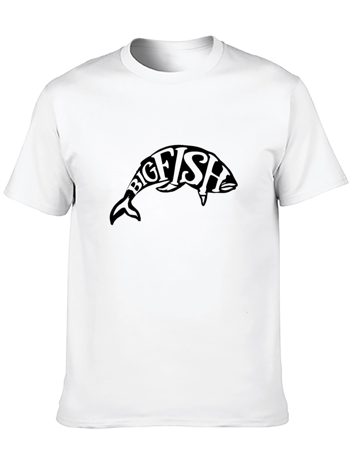 Big Fish Graphic Black T-Shirt