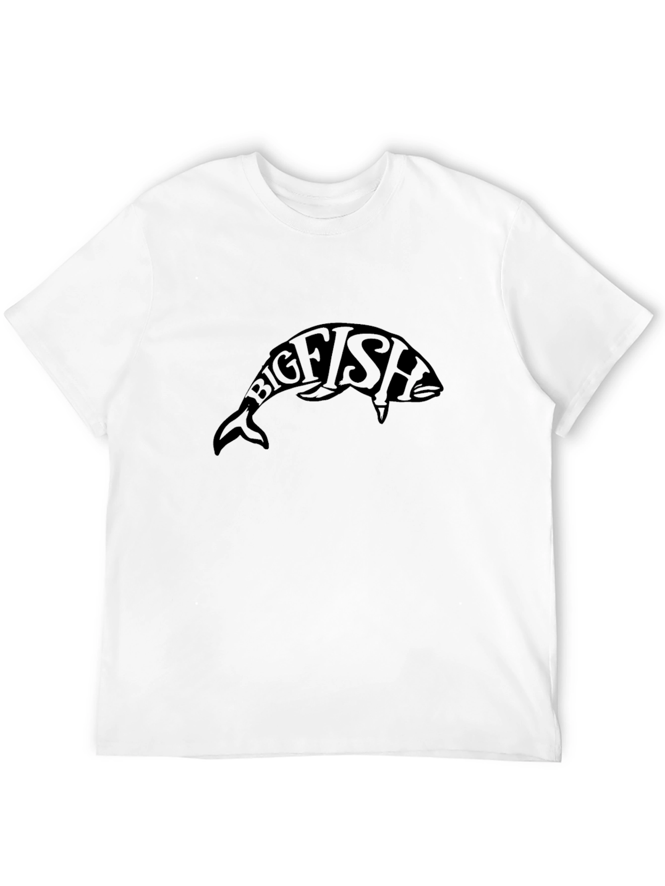 Big Fish Graphic Black T-Shirt