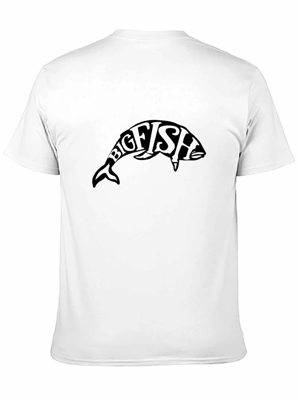 Big Fish Graphic Black T-Shirt