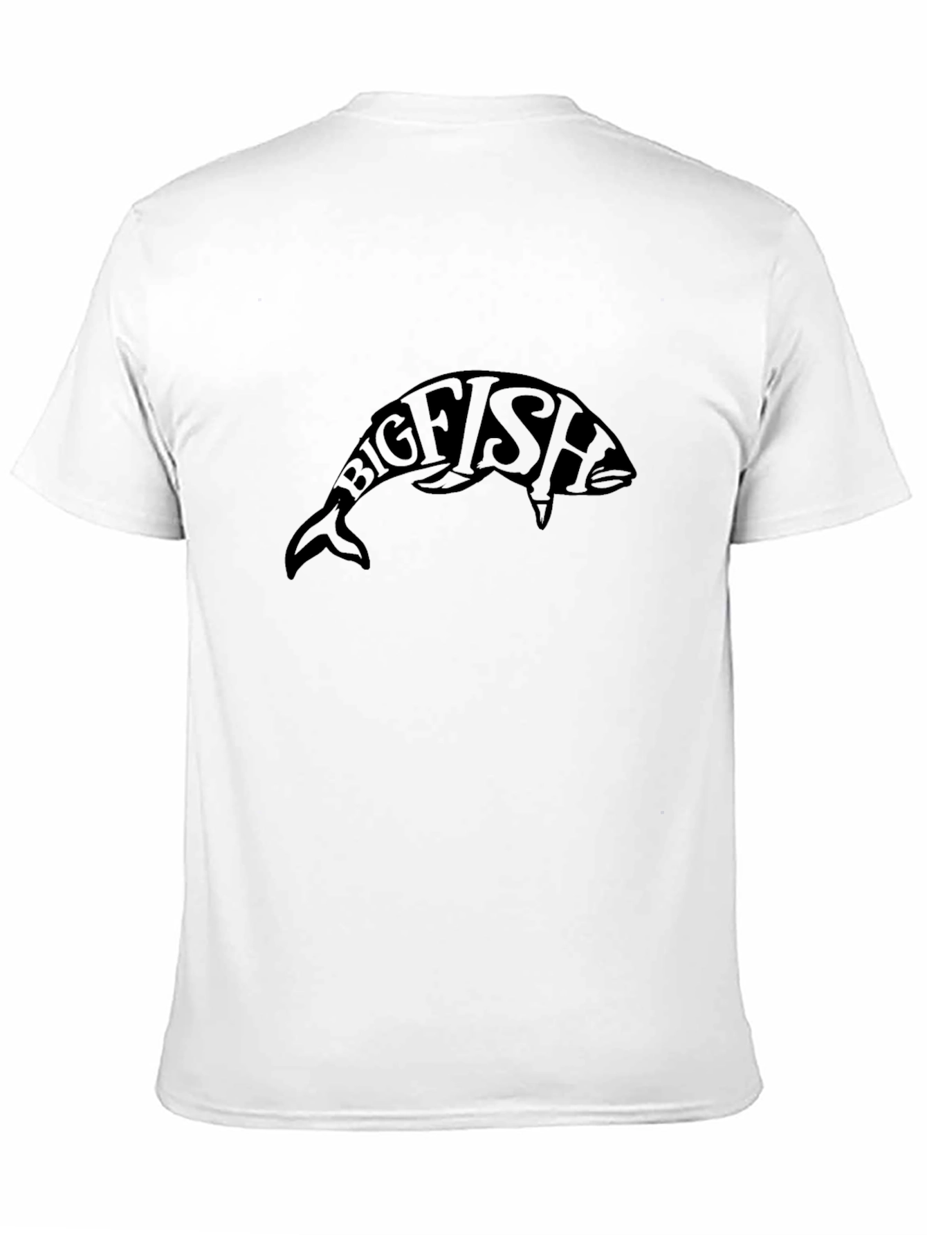 Big Fish Graphic Black T-Shirt