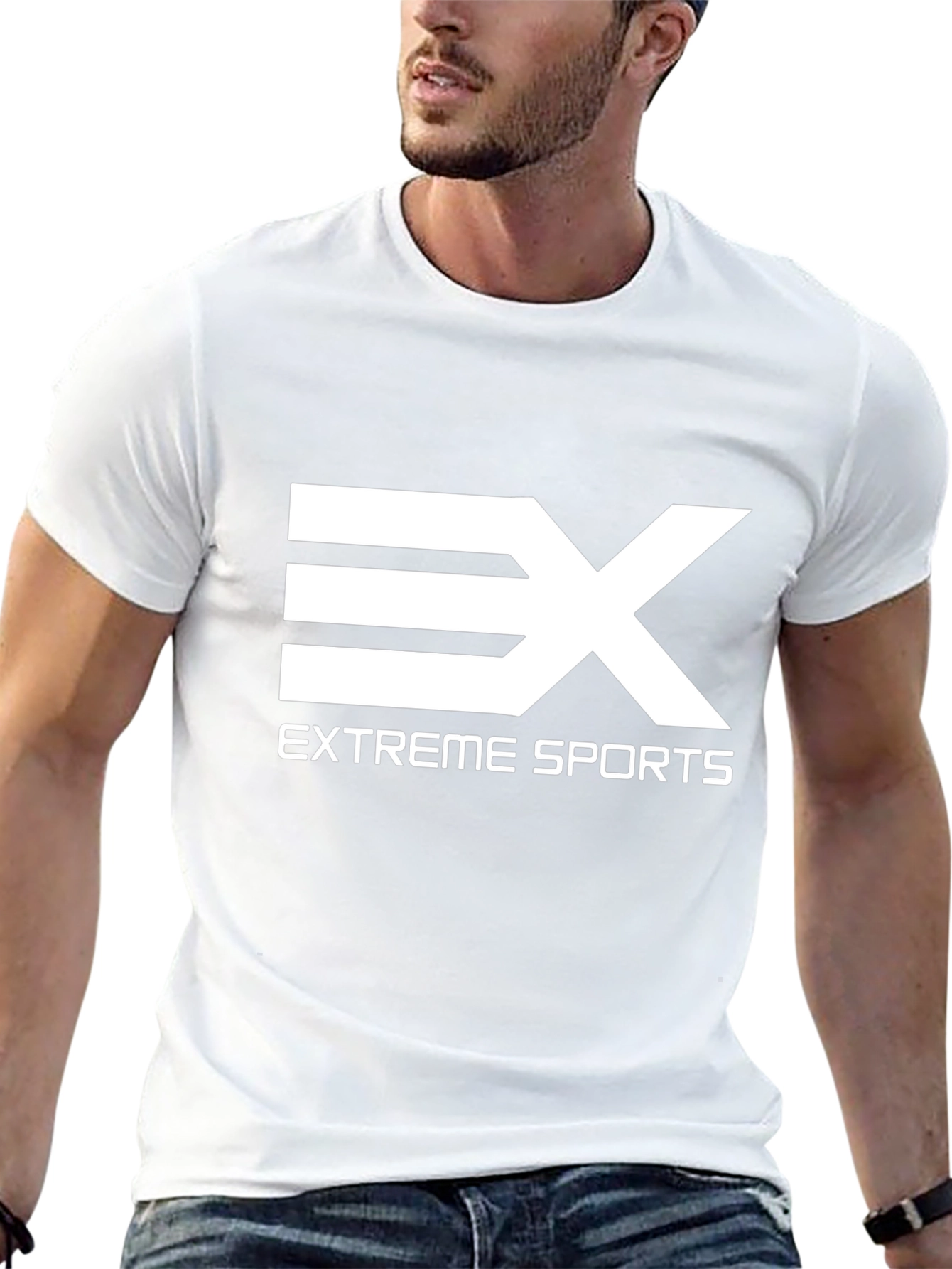 Extreme Sports Black Graphic Tee
