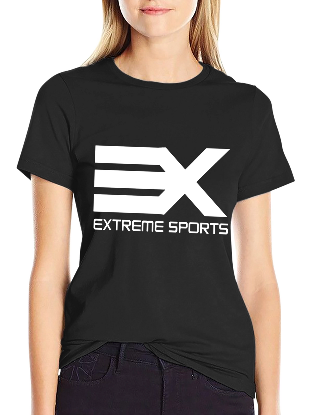 Extreme Sports Black Graphic Tee