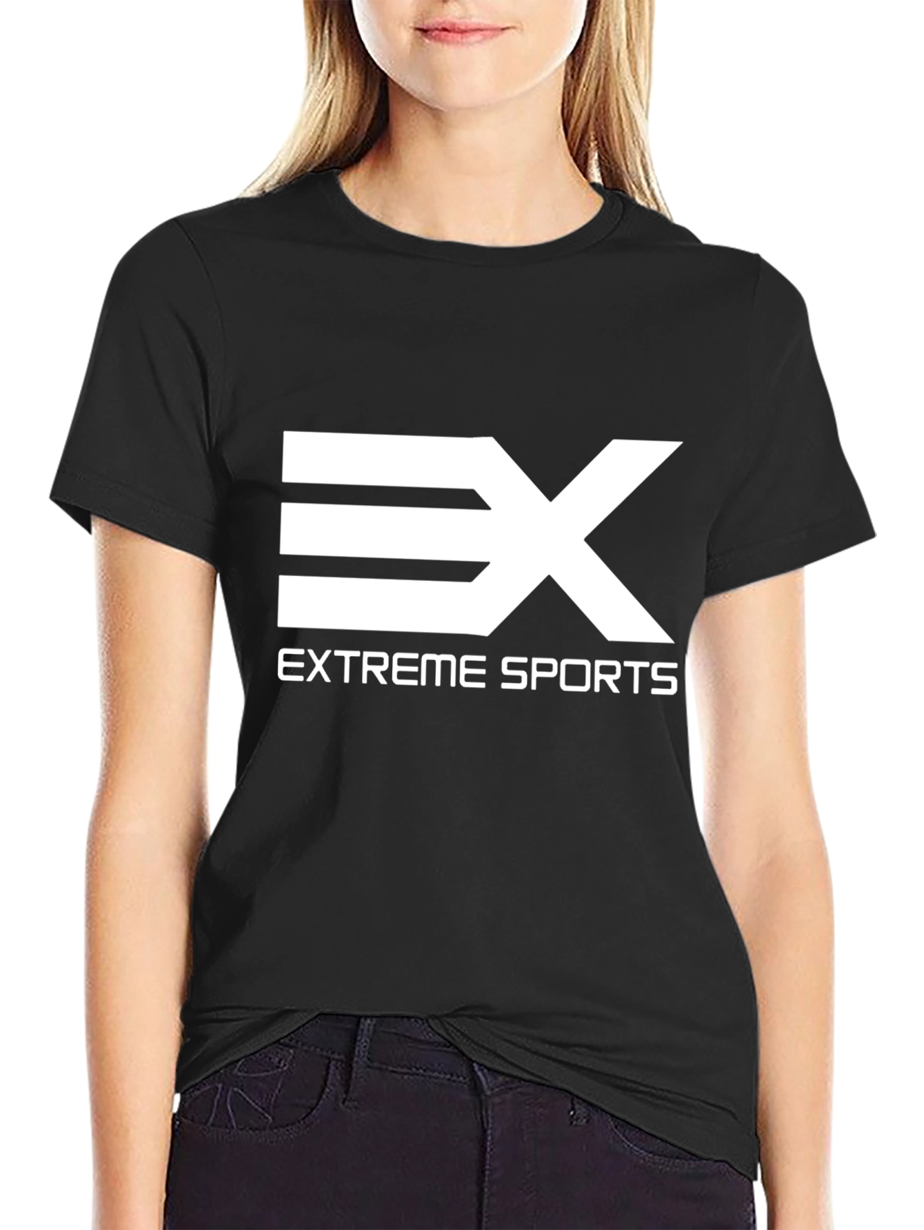 Extreme Sports Black Graphic Tee