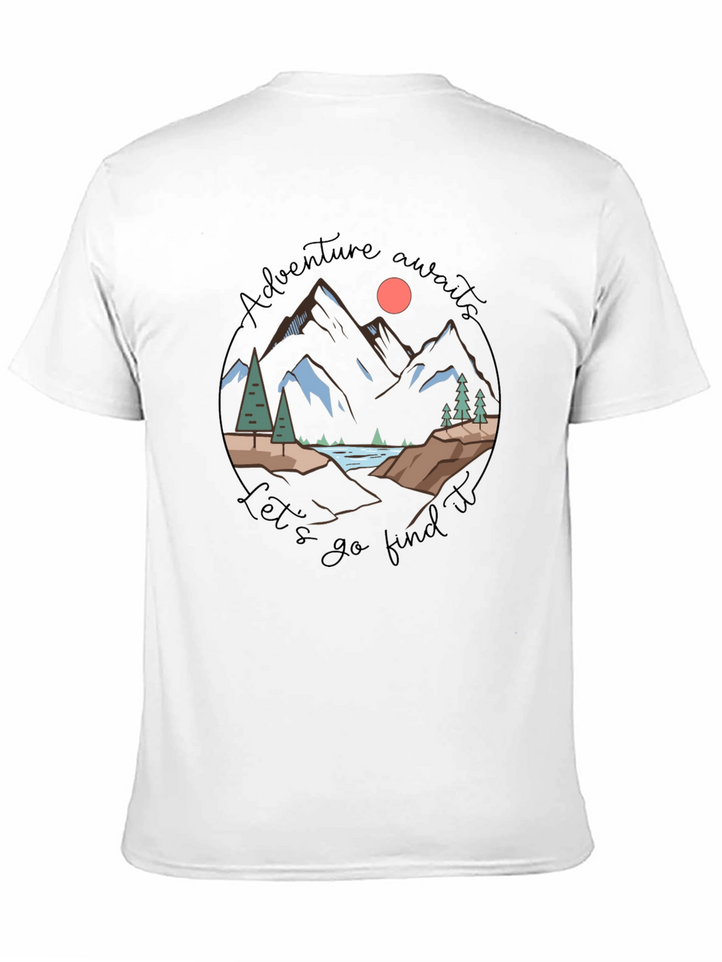 Adventure Awaits Graphic Tee - Black