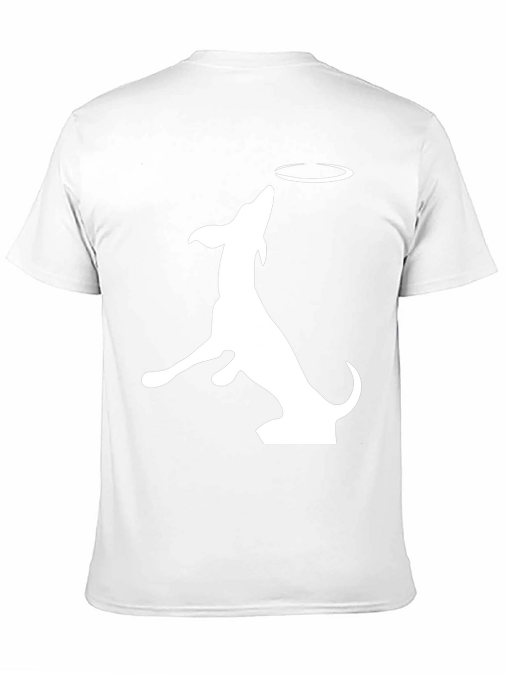 Dog Catching Frisbee Graphic Tee