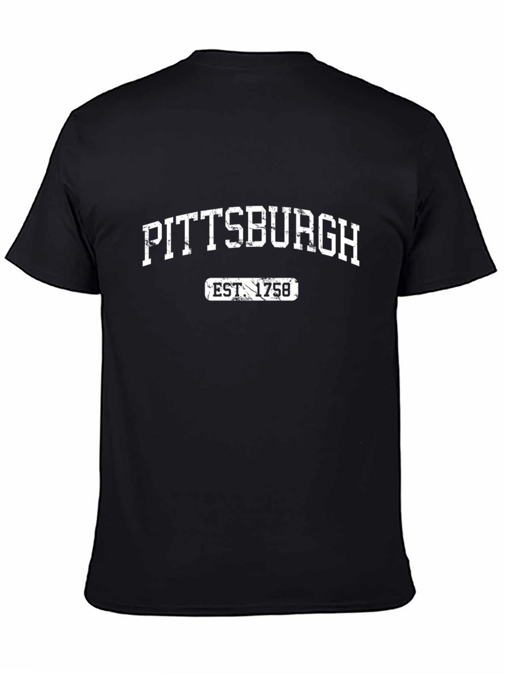 Pittsburgh Est 1758 Black Graphic Tee