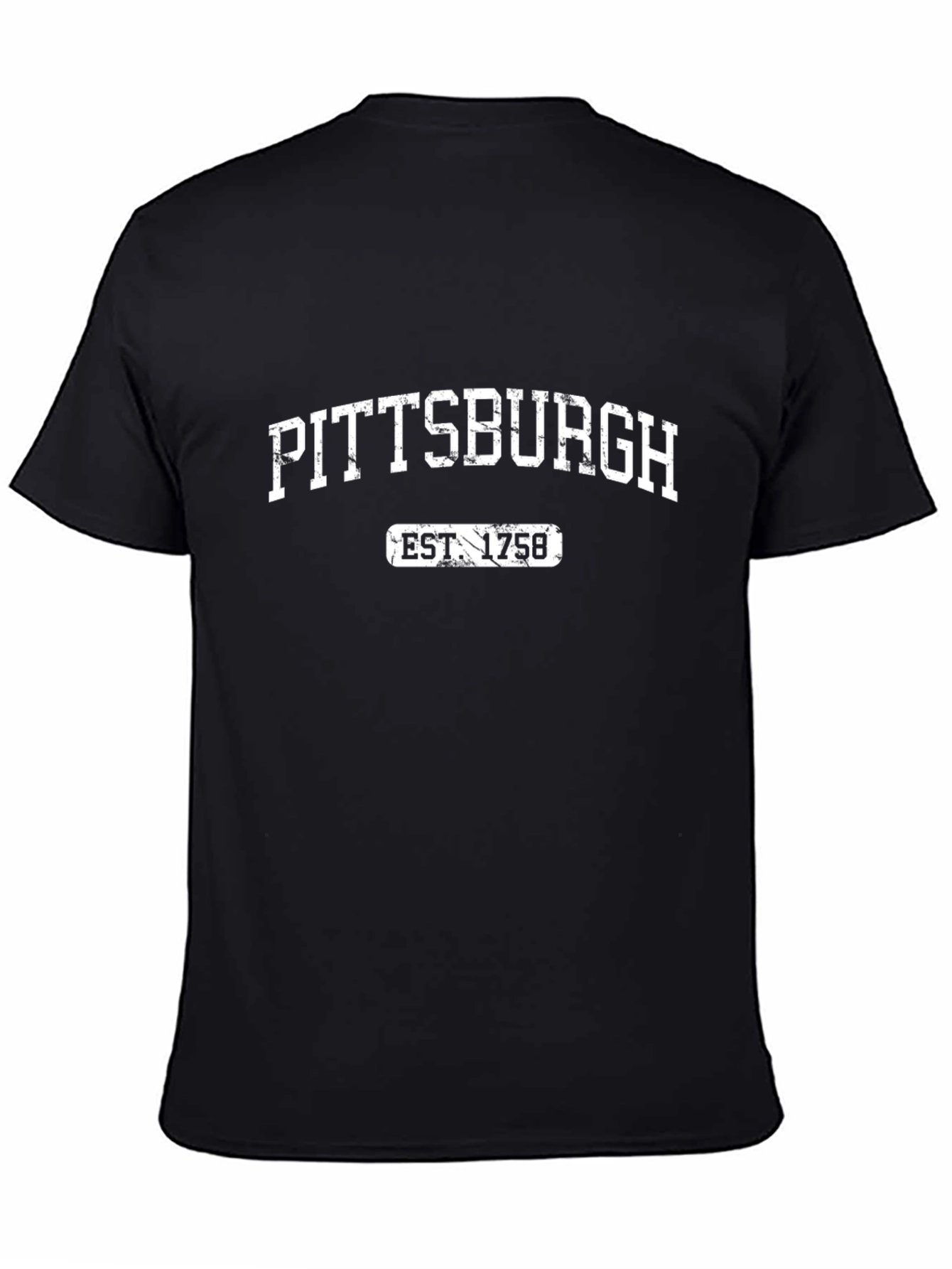 Pittsburgh Est 1758 Black Graphic Tee