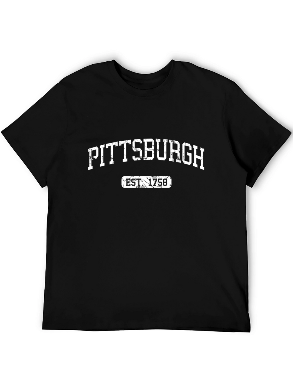Pittsburgh Est 1758 Black Graphic Tee