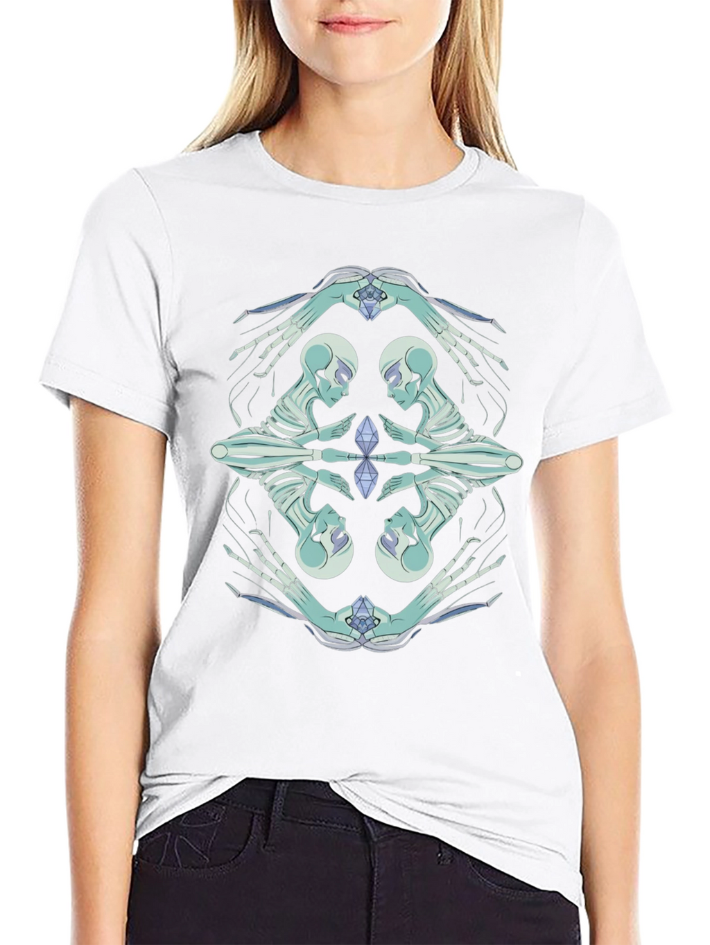 Mystic Skeleton Graphic Tee - Modern Comfort
