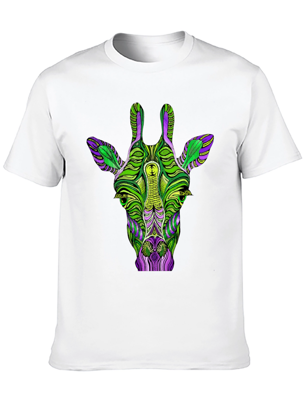 Psychedelic Giraffe Graphic T-Shirt