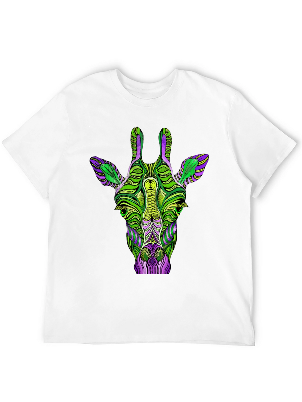 Psychedelic Giraffe Graphic T-Shirt