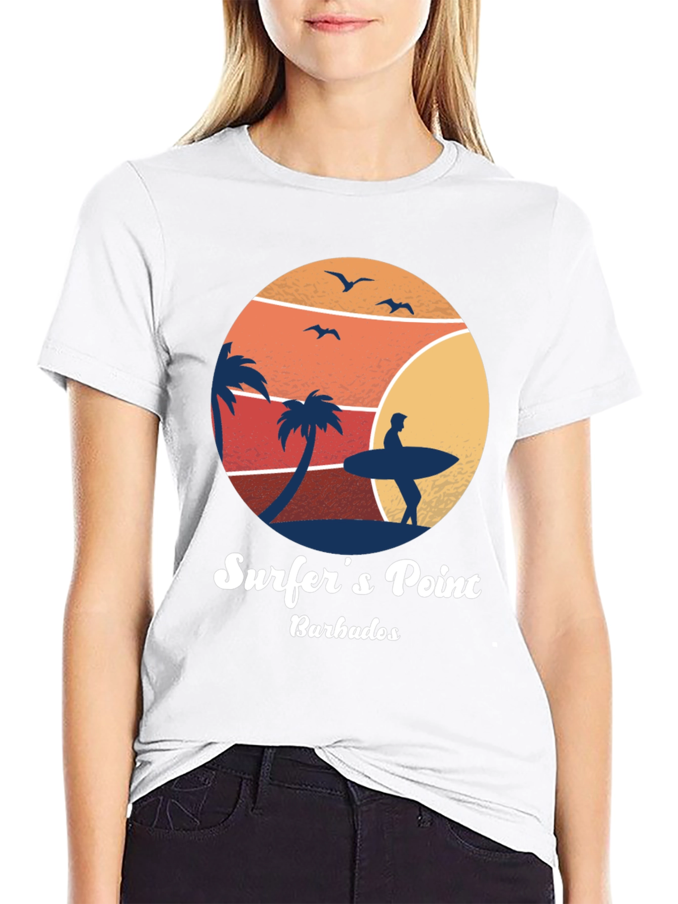 Surfers Point Barbados Graphic Tee