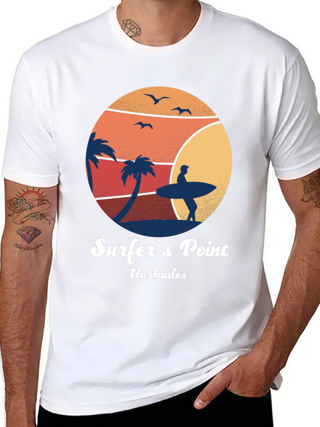 Surfers Point Barbados Graphic Tee