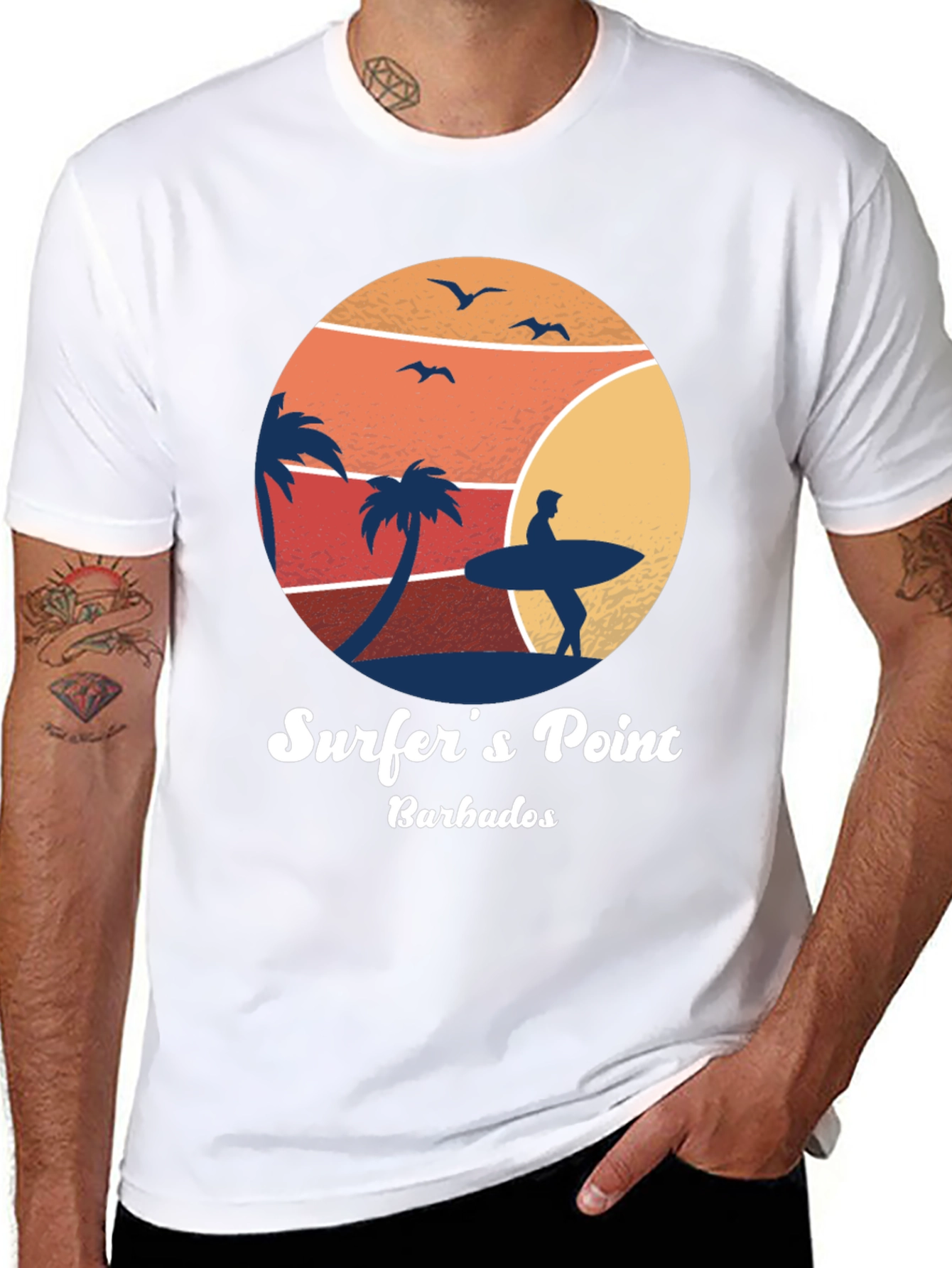 Surfers Point Barbados Graphic Tee